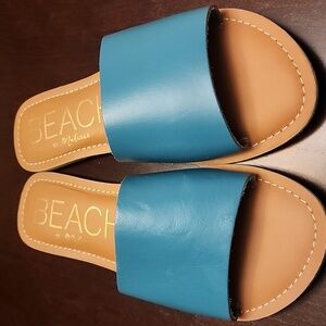 Beach By Matisse Cabana Sandal in Teal, Size 8